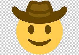 Emoji Cowboy Hat Emoticon Smiley Png Clipart Cowboy Cowboy Hat Emoji Emojipedia Emoticon Free Png Download