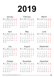 Pin On January 2019 Calendar