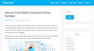 While there are different types of health plans, you are always issued an insurance policy number by your insurance provider used to identify your account. How To Find Your Health Insurance Policy Number Quora