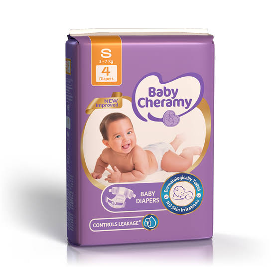 Baby Cheramy Diapers S 4s New