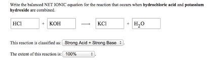 Check spelling or type a new query. Koh Net Ionic Equation
