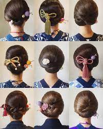 祭りの艶っぽい髪型 前撮り 髪型 女の子 髪型 アレンジ ヘア