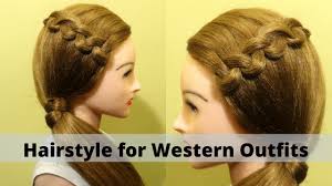 Keep scrolling to browse through some of. Beautiful Hairstyle For Western Dresses Hairstyle For College Girls Kgs Hairstyles Youtube