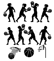 Maybe you would like to learn more about one of these? Basketbal Softball Silhouettes Kids Boys And Girls Stock Vector Illustration Of Players Hoops 19380798