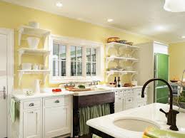 Paint one shelf and the space above it at a time, then move on to the next shelf. Painted Kitchen Shelves Pictures Ideas Tips From Hgtv Hgtv