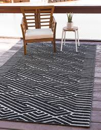 Guide gear reversible 4 foot x 6 foot outdoor rug, scroll pattern. Black 4 X 6 Sabrina Soto Outdoor Rug Rugs Com