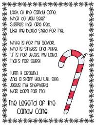 Stripes that are red like the blood shed for me! The Legend Of The Candy Cane Poem To Print