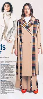 A subtle plaid print elevates this camel coat from classic staple to the streetwear star. Coat Trends For The Winter Pressreader