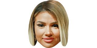 Shirin David (Lipstick) Maske aus Karton