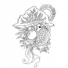 This free coloring page appears on the cover of my nature mandalas coloring book (my first published coloring book!) which is filled with illustrations of symmetrical mandalas inspired by nature in various forms, such as koi fish, elephants, seashells, a smiling moon and more. Top 25 Free Printable Koi Fish Coloring Pages Online