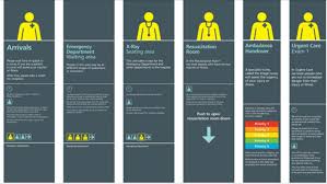 Nhs Info Graphics Hospital Signage Wayfinding Design Signage System