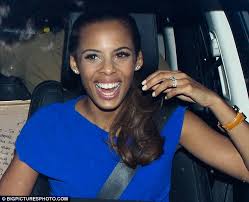 Mangagement rings are a thing. Hello Mrs Humes Blushing Bride Rochelle Looks Glowing As She Heads Off On Exotic Honeymoon With Marvin Daily Mail Online