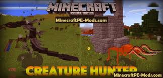 This page contain direct link to download minecraft mod apk with unlocked premium features. Creature Hunter Mod For Minecraft Pe 0 15 6 0 15 4 0 15 0 0 14 0