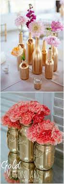 Easy Diy Gold Mason Jar Vase Mothers Day Craft A Great Farm House Glam Home Decor Gift Idea You C Easy Diy Mother S Day Gifts Mother S Day Diy Diy Spray Paint