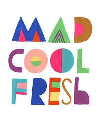 Mad Cool Fresh Lettering Poster Sarah Walsh Etsy Lettering Hand Lettering Word Art