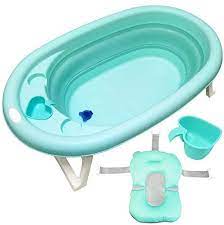The babydam is the only baby bath that grows with your child, it can be repositioned in the bath as they grow accordingly. The Moral Brand 5 Piece All In 1 Baby Bath Tub Set Includes Space Saving Collapsible