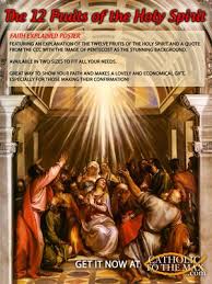 The Twelve Fruits Of The Holy Spirit Explained Poster Come Holy Spirit Prayer Pentecost Holy Spirit Prayer