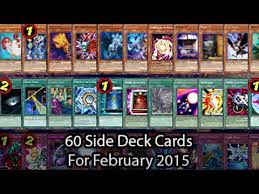 60 Side Deck Cards For Yugioh February 2015 Youtube