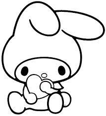 Free sanrio my melody graphics for creativity and artistic fun. My Melody Coloring Pages