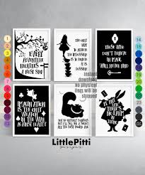 Inspired By Alice In Wonderland Decorations Baby Girl Gift Baby Girl Nursery Fairy Tale Quote Fairy Tale Baby Shower Decorations Wish List Alice In Won