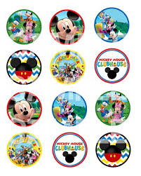 Having a mickey mouse themed party or disney party? Mickey Mouse Cupcake Toppers Novocom Top