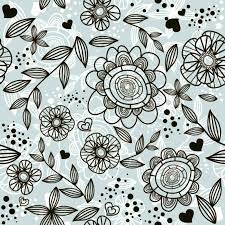 1120 x 800 jpeg 237 кб. Grey Floral Pattern Background Freevectors