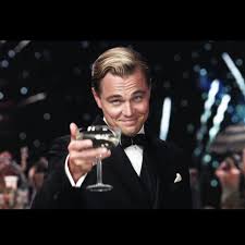 Leonardo dicaprio laughing is an image macro of calvin candie played by leonardo dicaprio in the 2012 film django unchained which features the character smiling while holding a drink. Leonardo Dicaprio Toast Meme Generator Imgflip