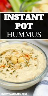 Instant Pot Hummus Silky And Creamy Chickpea Hummus Flavored With Tahini And Lemon Is A In 2020 Easy Instant Pot Recipes Instant Pot Recipes Chicken Best Dip Recipes