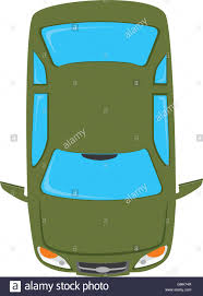 Auto Verkehr Auto Fahrzeug Oben Symbol Vektorgrafik Stock Vektorgrafik Alamy