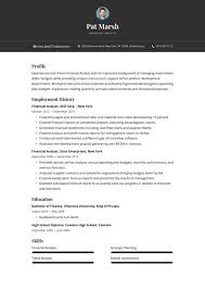 You will learn how to highlight your skills and abilities by following a catchy template that will make your financial analyst resume stand out from the crowd. Financial Analyst Resume Examples Writing Tips 2021 Free Guide