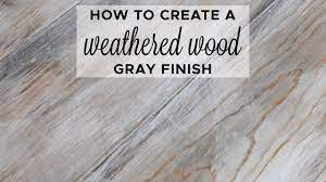This will dig out the softer wood between the grain and give the surface more texture, which really helps make new wood look old. How To Create A Weathered Wood Gray Finish Youtube