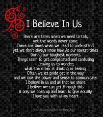 I Believe In Us Pictures Photos And Images For Facebook Tumblr Pinterest And Twitter