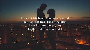 In the end, it's him and i, him and i. Him I G Eazy Ft Halsey Halsey Lyrics Me Too Lyrics Strong Couple Quotes