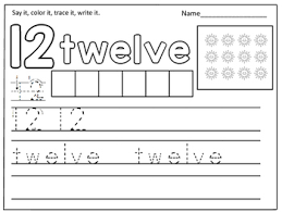 Children who have an ipad or other tablet device can actually draw on the worksheets with their fingers. Number Words Worksheets 11 20 By Kids Learning Basket Tpt