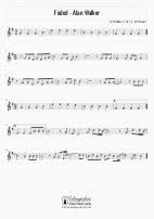 Beginner violin sheet music/level 1. Faded Alan Walker Violinspiration