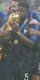 Maybe you would like to learn more about one of these? File Samuel Umtiti World Cup Trophy Jpg Wikipedia