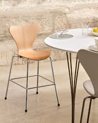 Juniorstuhl mit kunststoffsitz und beinen aus massiver birke. Series 7 Junior Stuhl Fritz Hansen Royaldesign