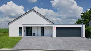 Haus Jager Fertighaus Weiss Haus Moderner Bungalow Bungalow