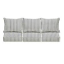 And it makes the balcony and terrace color is rich and fabric feels durable. Sunbrella Stripe Outdoor Seat Cushion Blue White Target