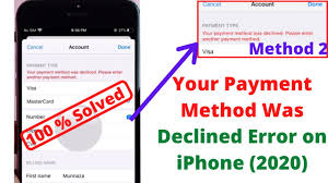 My card is always declined when purchasing apps on the google play store. Your Payment Method Was Declined Please Click Billing Info And Update Your Payment Information Youtube