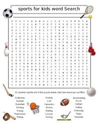 Crossword puzzles can be fun, challenging and educational. Fourth Grade Word Search Puzzle Plus Sports For Kids Word Search 2 Puzzles