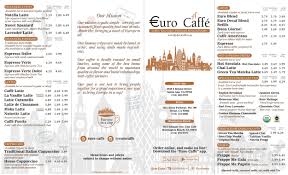 Check price and buy online. Euro Caffe Menu In Santa Ana California Usa