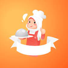 Logo female chef chef hijab vector chibi muslimah 3 by taj92 on deviantart. Chibi Muslimah Master Chef 2245326 Vector Art At Vecteezy