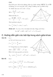 Đường chéo của hình lập phương cạnh a có. Giáº£i Toan 8 Bai 9 Thá»ƒ Tich Cá»§a Hinh Chop Ä'á»u