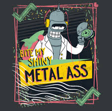 Bite My Shiny Metal Pin On Futurama