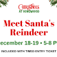 Santa's Reindeer visit during Christmas at Kingwoo... event in Mansfield, OH