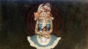 Find the best trippy alice in wonderland wallpaper on getwallpapers. Alice In Wonderland Cheshire Cat Tattoos Hd Wallpaper Art And Paintings Wallpaper Better