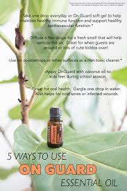5 Ways To Use On Guard Essential Oil In Your Everyday Life Essential Oils Essential Oil Therapy On Guard Essential Oil