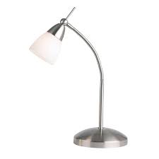 Lighting Satin Chrome Touch Desk Lamp All Lighting Cookes Furniture
