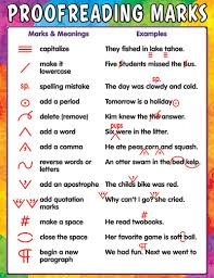 Proofreading Marks Worksheet Proofreading Marks Chart Teaching Writing Words Writing Skills